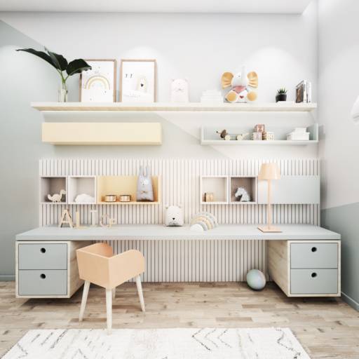 Projeto Quarto Infantil por Studio Amarelo Arquitetura - São Paulo