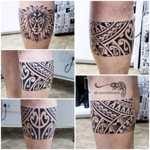 Tatuagem Maori por Cassio Tattoo Studio