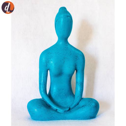 Comprar o produto de Yoga azul turquesa em Decoração - Objeto para Decoração pela empresa Decorano Loja Decor em Assis, SP por Solutudo