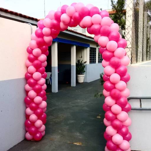 Arco de Balão com Duas Cores em Bauru  por Erica Zagatto Decorações