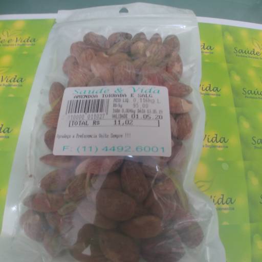 Amendoa torrada e salgada por Saúde e Vida