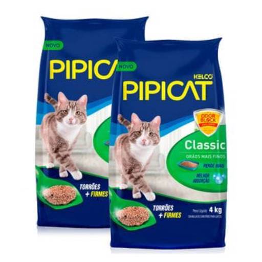 Areia Sanitária Kelco Pipicat Floral 4Kg