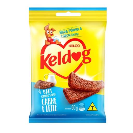 Bifinho Keldog Baby para Cães Sabor Carne e Leite - 60g