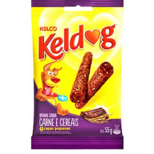 Bifinho KelDog Cães Adultos e Filhotes Carne e Cereais - 55g