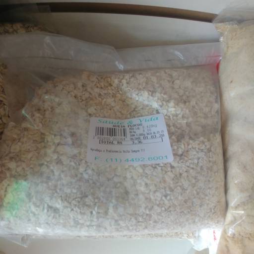 Aveia flocos por Saúde e Vida