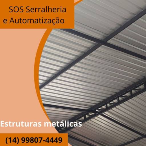 Comprar o produto de Estruturas Metálicas em Serralheria pela empresa SOS Automatização e Serralheria em Botucatu, SP por Solutudo