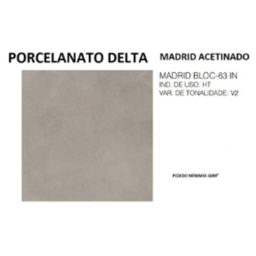 Comprar o produto de Porcelanato Delta (Madrid Acetinado) em Porcelanatos pela empresa T e F Representações em Betim, MG por Solutudo