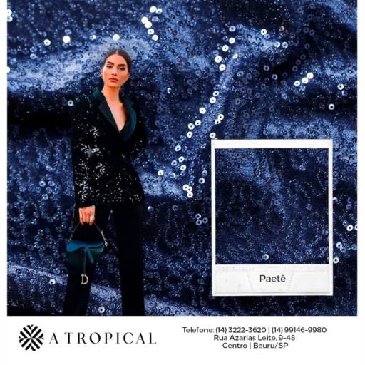 Tecido - Paête em Bauru  por A Tropical Tecidos 