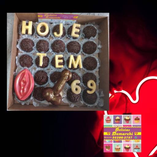 Kit de Doces para Dia dos Namorados +18 por Delícias Demarchi