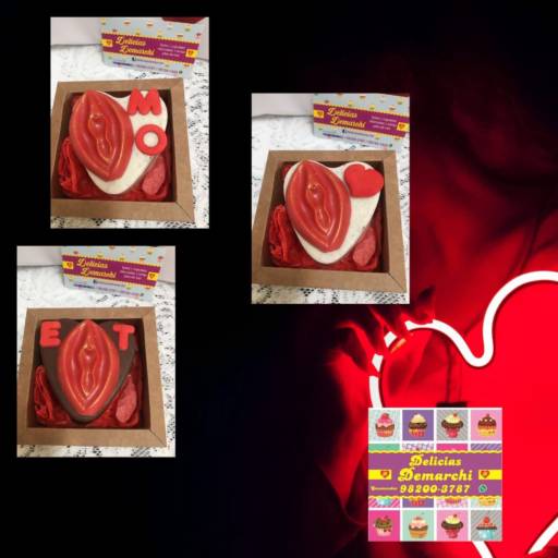 Kit de Doces para Dia dos Namorados +18 por Delícias Demarchi
