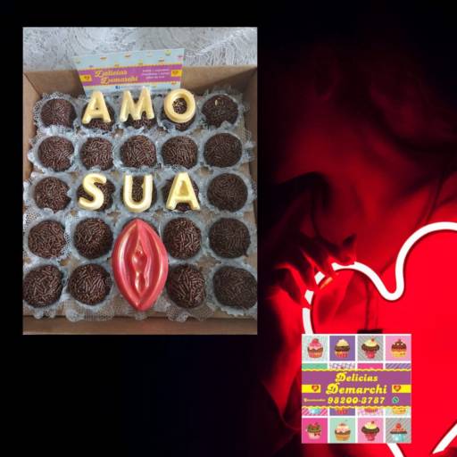 Kit de Doces para Dia dos Namorados +18 por Delícias Demarchi