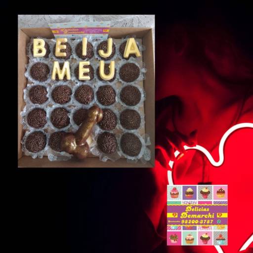 Kit de Doces para Dia dos Namorados +18 por Delícias Demarchi