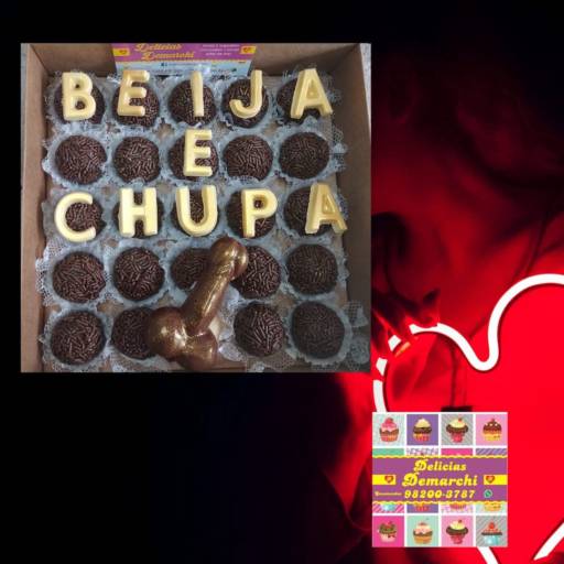 Kit de Doces para Dia dos Namorados +18 por Delícias Demarchi