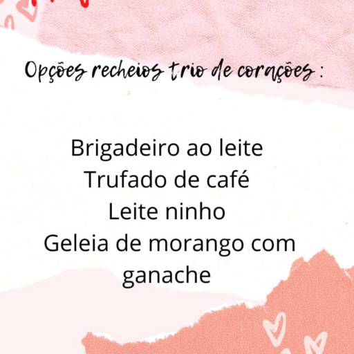 Cardápio de Produtos para Presente de Dia dos Namorados!  por Delícias Demarchi