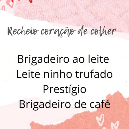 Cardápio de Produtos para Presente de Dia dos Namorados!  por Delícias Demarchi