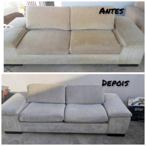 Higienização em estofados em colchão
