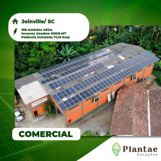 Energia Solar em Joinville por Plantae Soluções 