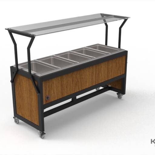 Buffet Térmico para GN's (cubas) em Fazenda Rio Grande, PR por Khronos Cozinhas Profissionais