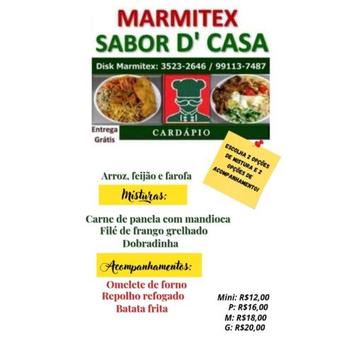 Comprar o produto de Marmitex em Marmitex pela empresa Marmitex Sabor D' Casa em Lins, SP por Solutudo