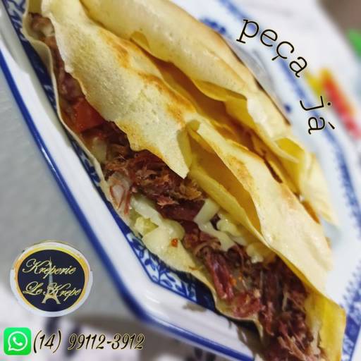 Crepe de Carne Seca em Bauru por Kreperie Lê Krepe