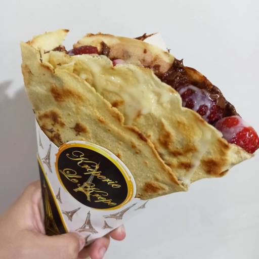 Crepe de Nutella com Morango em Bauru por Kreperie Lê Krepe