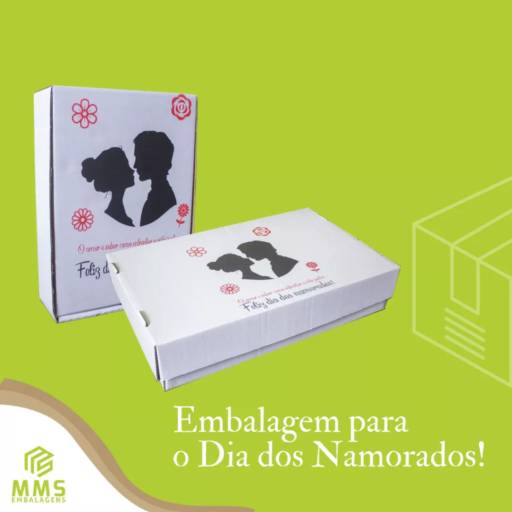 Embalagem para os dias dos namorados 