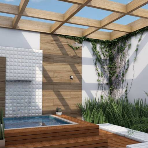 Projeto de Área de Lazer por Luiza Sforsin Bueno