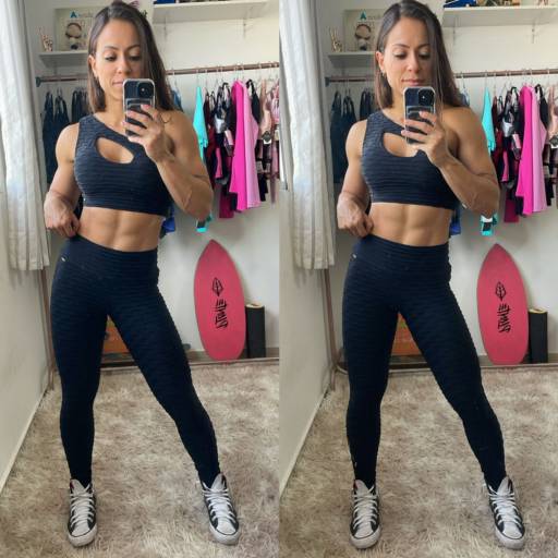 Top Preto Corte Frontal em Bauru  por Hey Monstra