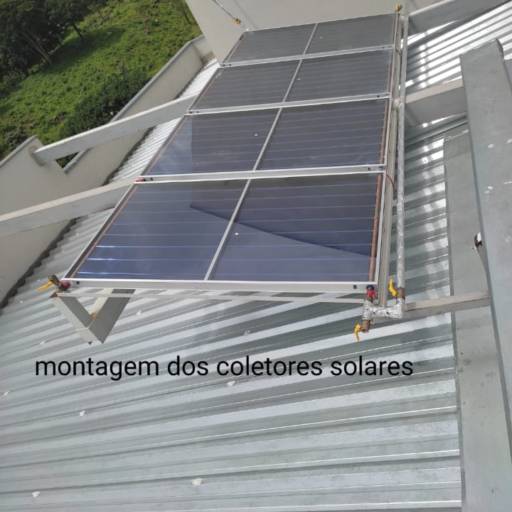 Montagem de coletor solar por Bombeiro hidraulico e gasista  Hidro Instalações