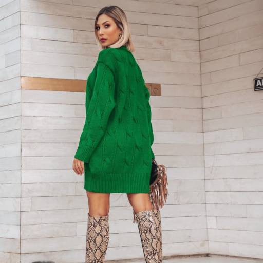 Blusao Mini Vest Tricô por Belíssima Inspiração 