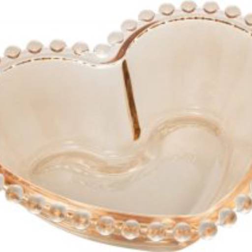 Bowls Cristal coração Pearl Âmbar Wollf