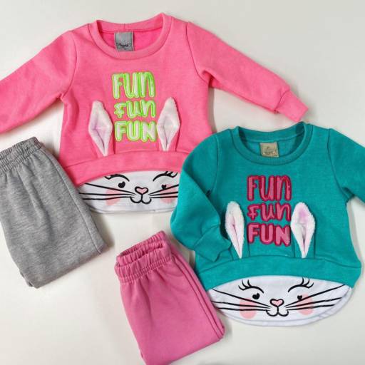 Conjuntos de meninas bebê por Influência Kids - Moda Infantil
