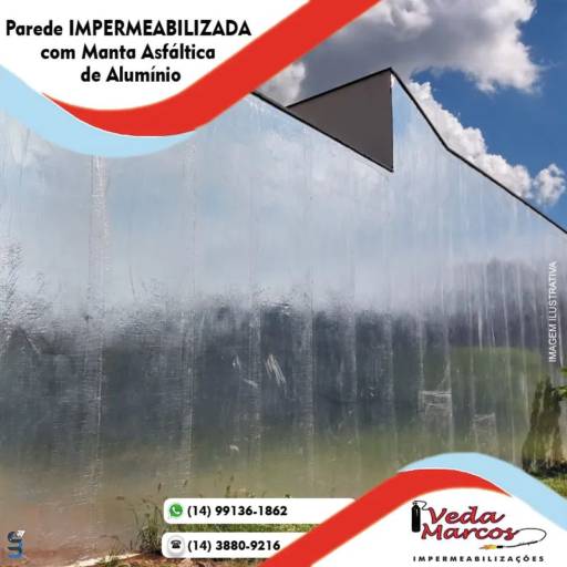 Impermeabilização de parede por Veda Marcos - A casa da Impermeabilização