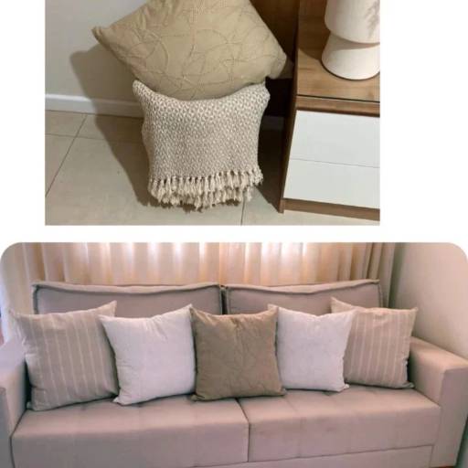 Almofadas, assentos, futons materiais, produção e instalação   por Adriana Machado Decorações