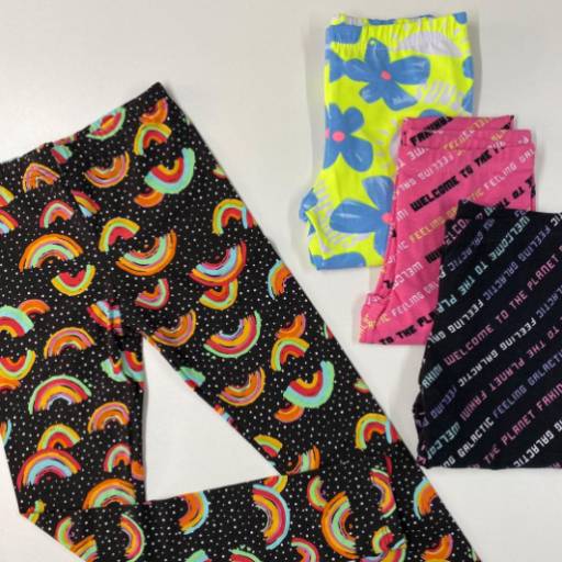 Legging estampada infantil por Influência Kids - Moda Infantil