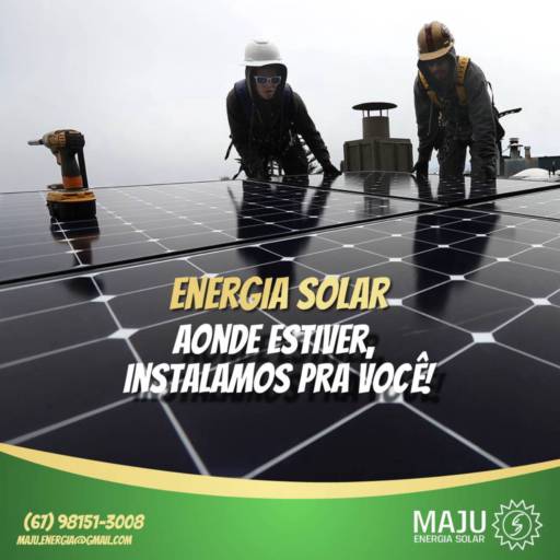 Comprar o produto de Empresa de Instalação de Energia Solar em Energia Solar pela empresa Maju Energia Solar  em Dourados, MS por Solutudo