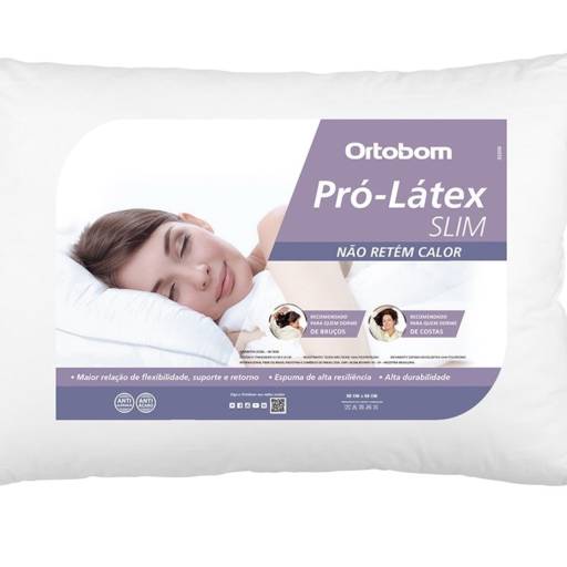Travesseiro por Colchões Ortobom - loja Avenida Floriano Peixoto
