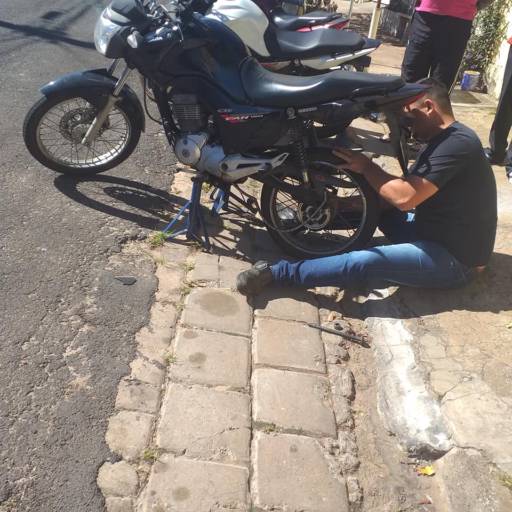 Troca de Pneu de Moto