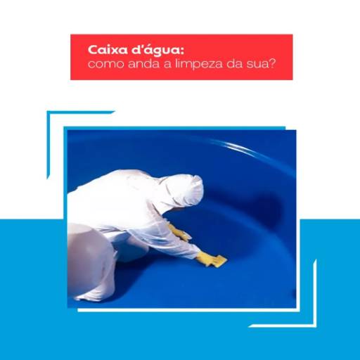 Limpeza caixa d'água