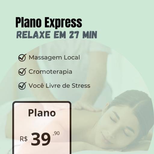 Plano Express por Flavia Massoterapeuta - Terapia com as mãos