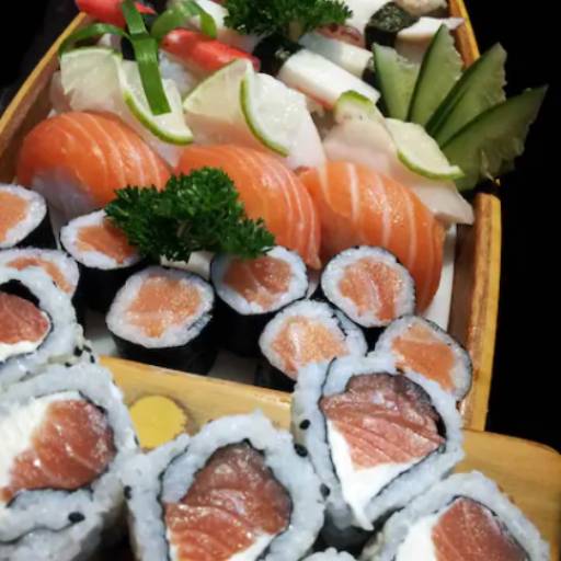 Combinado 2 - sashimi, niguiri, sushi, hot roll por Sushi SA Jundiaí