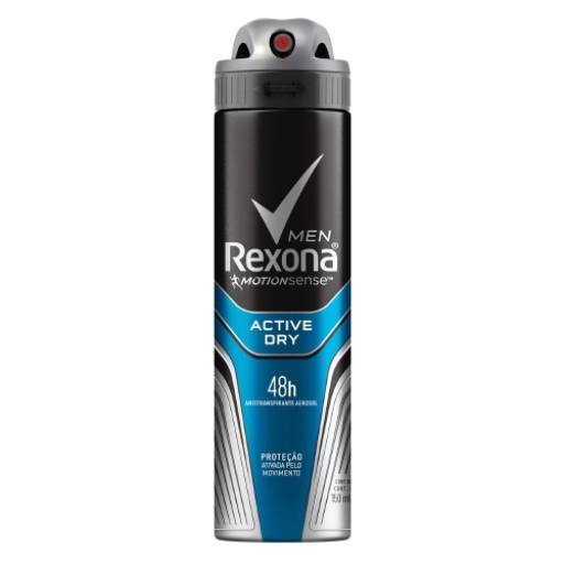 Desodorante aerosol  rexona active dry150ml por DROGARIA REDE VEREDAS - FARMÁCIA EM DIVINÓPOLIS