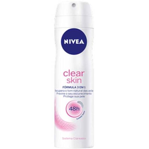 Desodorante nivea aero clear skin 150ml clear skin por DROGARIA REDE VEREDAS - FARMÁCIA EM DIVINÓPOLIS