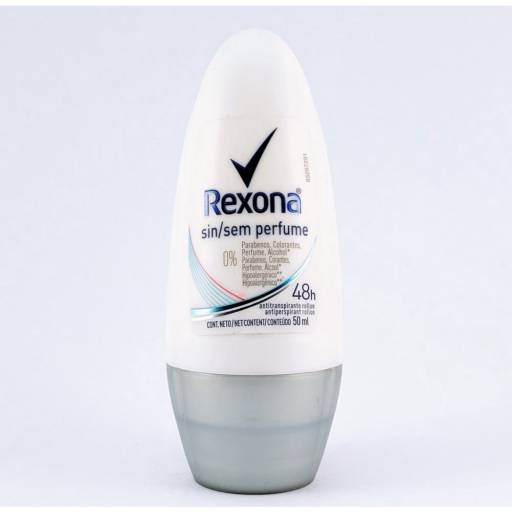 Desodorantes rexona rolon sem perfume 50ml