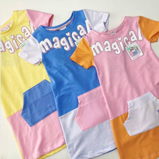 Vestido com bolso por Influência Kids - Moda Infantil