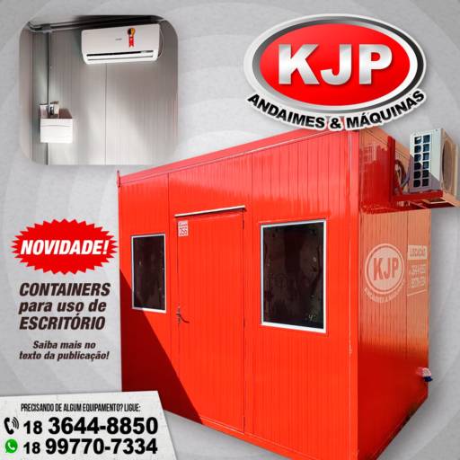 Comprar o produto de Containers para escritório/administrativo em Aluguel de Containers pela empresa KJP Andaimes & Máquinas em Birigui, SP por Solutudo