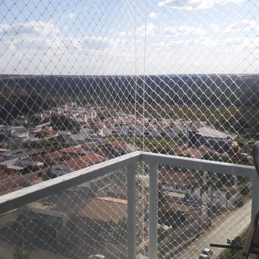 Tela de proteção para sacada