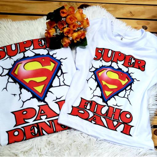 Comprar o produto de Camiseta Pai e Filho combinando em Bauru em Camisetas pela empresa Tall Camisetas Personalizadas em Bauru, SP por Solutudo