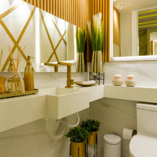 Designer de Interiores para banheiros em Bauru por Nirschl Arquitetura