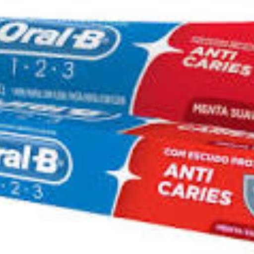 Creme Dental Oral-B 123 Anti Cáries Menta Suave 70g - Oral 